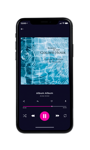 Tablet view of Premade Electronica & Ambient Album Cover - Glacier #16703 | AlbumArtZone*