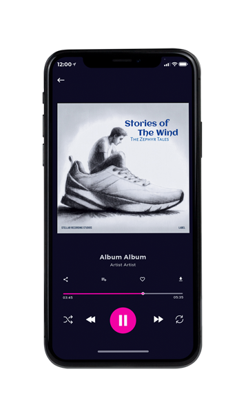 Tablet view of Premade Indie & Folk Music Album Cover - Iron #16744 | AlbumArtZone*
