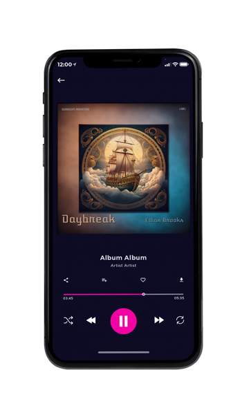 Tablet view of Premade Contemporary Music Album Cover - Tuna #16764 | AlbumArtZone*
