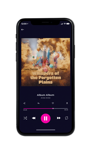 Tablet view of Premade Contemporary Music Album Cover - Teak #16813 | AlbumArtZone*