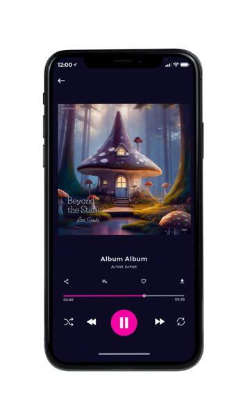 Tablet view of Premade Electronica & Ambient Album Cover - Ship Gray #16826 | AlbumArtZone*