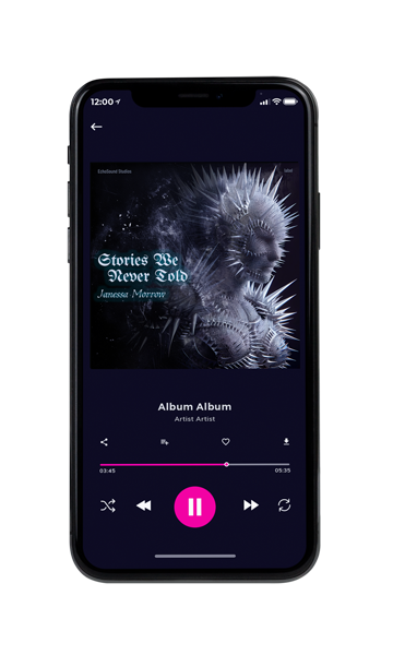 Tablet view of Premade Contemporary Music Album Cover - Cinder #16842 | AlbumArtZone*