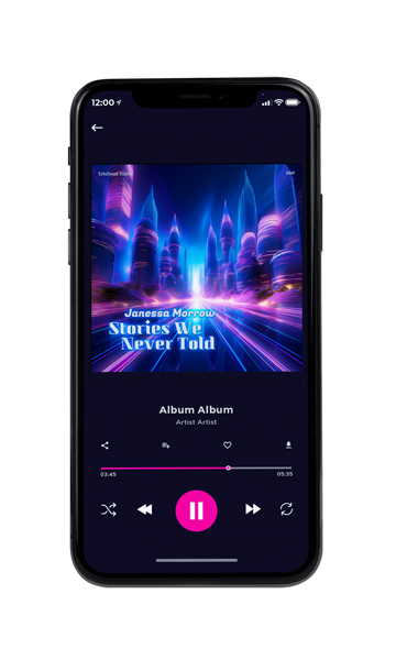 Tablet view of Premade Electronica & Ambient Album Cover - Jacksons Purple #16845 | AlbumArtZone*