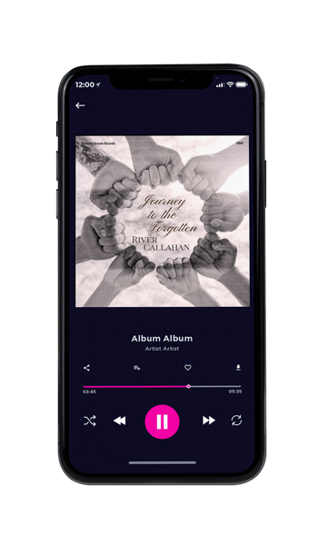 Tablet view of Premade Indie & Folk Music Album Cover - Swirl #16853 | AlbumArtZone*