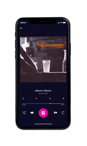 Tablet view of Premade Traditional Jazz & Blues Album Cover - Thunder #16867 | AlbumArtZone*