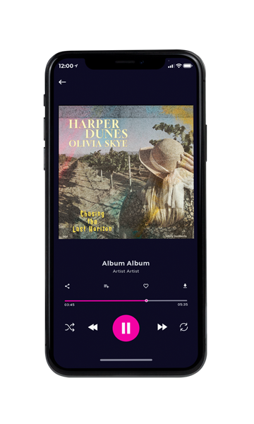 Tablet view of Premade Indie & Folk Music Album Cover - Heathered Gray #16947 | AlbumArtZone*