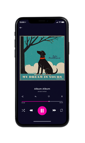 Tablet view of Premade Indie & Folk Music Album Cover - Smalt Blue #16982 | AlbumArtZone*