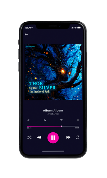 Tablet view of Premade Electronica & Ambient Book Cover - Ebony #17013 | AlbumArtZone*