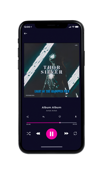 Tablet view of Premade Electronica & Ambient Album Cover - Outer Space #17019 | AlbumArtZone*