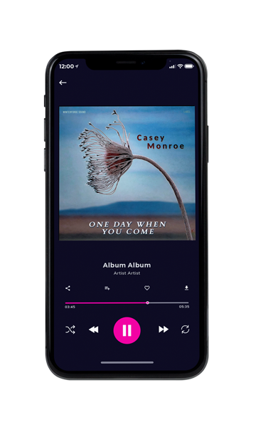 Tablet view of Premade Indie & Folk Music Album Cover - Bermuda Gray #17033 | AlbumArtZone*