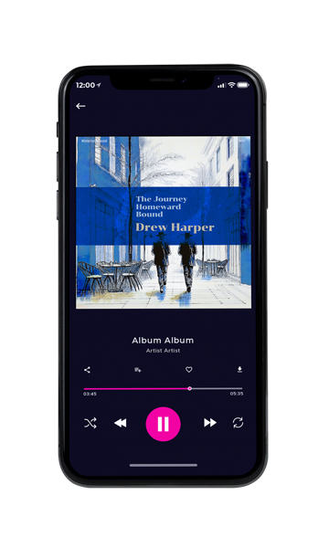 Tablet view of Premade Indie & Folk Music Album Cover - Cararra #17065 | AlbumArtZone*