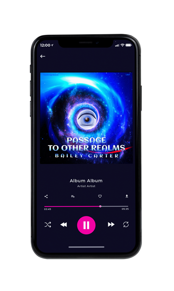 Tablet view of Premade EDM, House & Dub Album Cover - Persian Blue #17070 | AlbumArtZone*