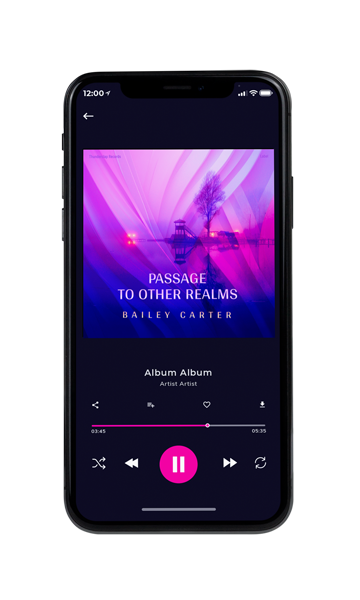 Tablet view of Premade Indie & Folk Music Book Cover - Lavender #17073 | AlbumArtZone*