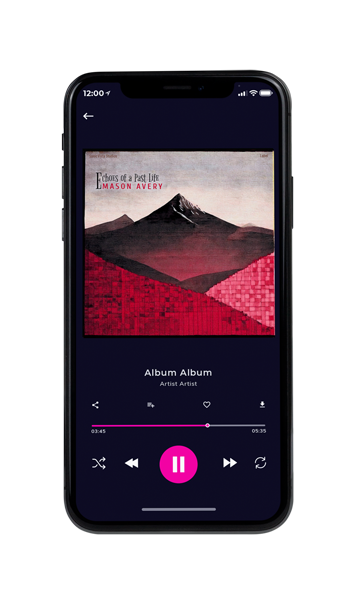 Tablet view of Premade Rock,Punk & Alternative Album Cover - Solid Pink #17096 | AlbumArtZone*
