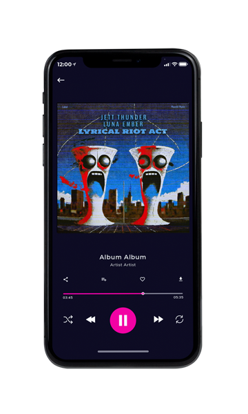 Tablet view of Premade Rock,Punk & Alternative Album Cover - Shark #17116 | AlbumArtZone*