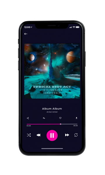 Tablet view of Premade Rock,Punk & Alternative Book Cover - Mirage #17117 | AlbumArtZone*