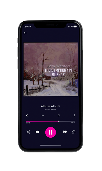 Tablet view of Premade Indie & Folk Music Book Cover - Russett #17133 | AlbumArtZone*
