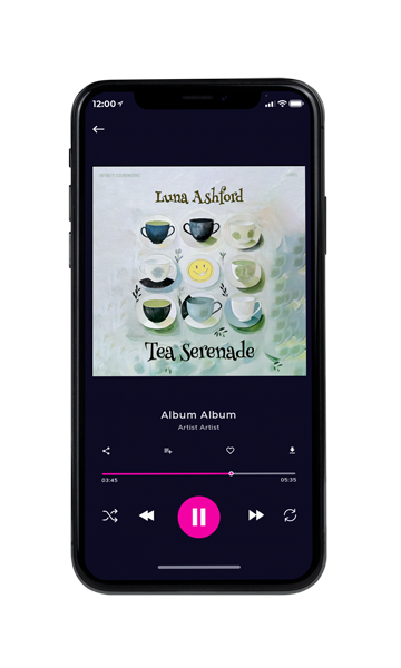 Tablet view of Premade Indie & Folk Music Album Cover - Celeste #17143 | AlbumArtZone*