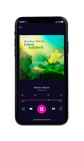 Tablet view of Premade Electronica & Ambient Album Cover - Primrose #17149 | AlbumArtZone*