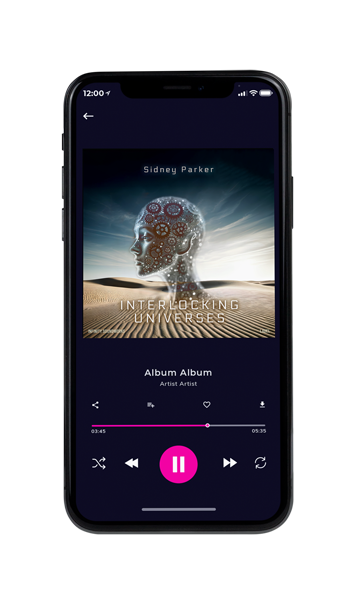 Tablet view of Premade Electronica & Ambient Album Cover - Outer Space #17170 | AlbumArtZone*
