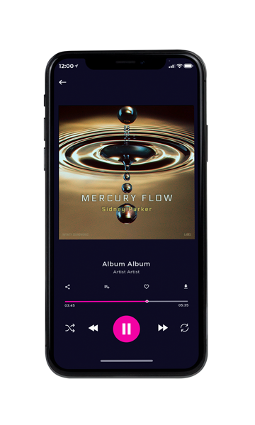 Tablet view of Premade Electronica & Ambient Album Cover - Rangitoto #17173 | AlbumArtZone*