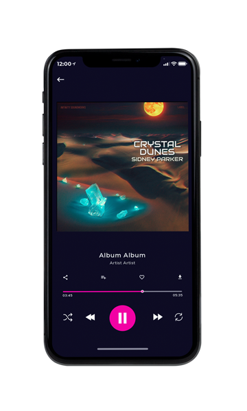 Tablet view of Premade Electronica & Ambient Album Cover - Outer Space #17179 | AlbumArtZone*
