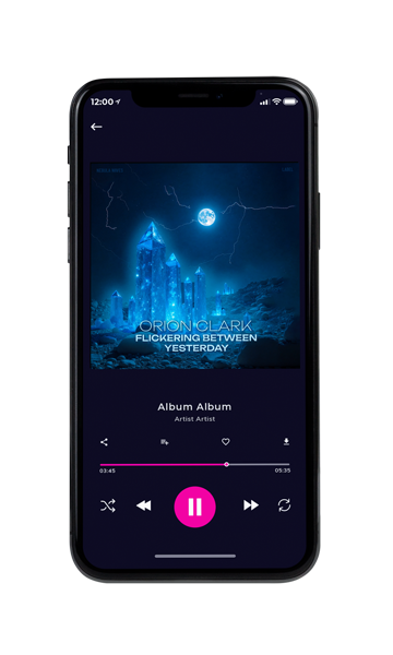 Tablet view of Premade Electronica & Ambient Album Cover - Downriver #17220 | AlbumArtZone*