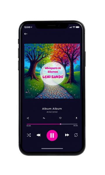 Tablet view of Premade Electronica & Ambient Album Cover - Petite Orchid #17255 | AlbumArtZone*