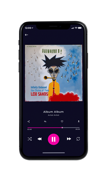 Tablet view of Premade Contemporary Music Album Cover - Bombay #17275 | AlbumArtZone*