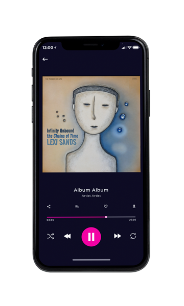 Tablet view of Premade Indie & Folk Music Album Cover - Napa #17276 | AlbumArtZone*
