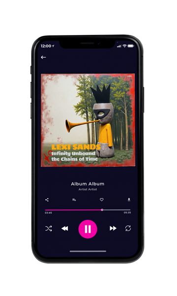 Tablet view of Premade Electronica & Ambient Album Cover - Shadow #17281 | AlbumArtZone*