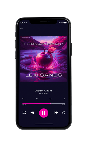 Tablet view of Premade Pop Album Cover - Valentino #17291 | AlbumArtZone*