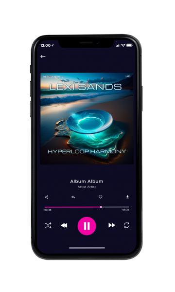 Tablet view of Premade Electronica & Ambient Album Cover - Gable Green #17294 | AlbumArtZone*