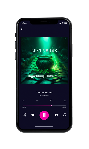 Tablet view of Premade Electronica & Ambient Album Cover - Bottle Green #17300 | AlbumArtZone*