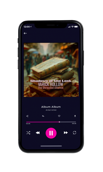 Tablet view of Premade Indie & Folk Music Album Cover - Metallic Bronze #17338 | AlbumArtZone*