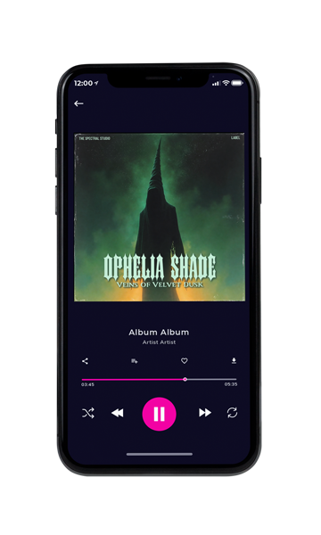 Tablet view of Premade Contemporary Music Album Cover - Lunar Green #17382 | AlbumArtZone*