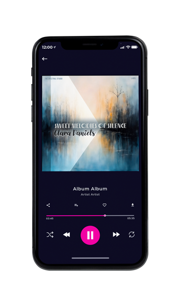 Tablet view of Premade Contemporary Music Album Cover - Swirl #17402 | AlbumArtZone*