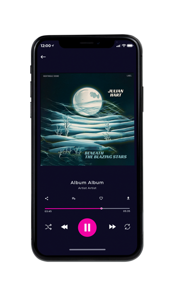 Tablet view of Premade Electronica & Ambient Album Cover - Tasman #17431 | AlbumArtZone*