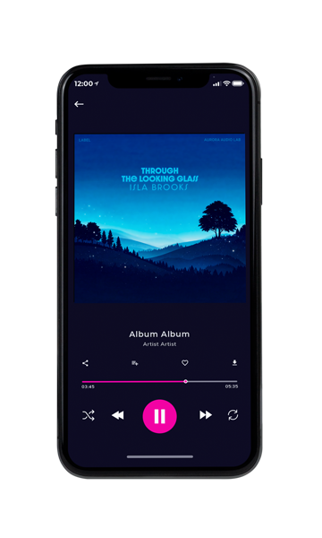 Tablet view of Premade Podcast Album Cover - Congress Blue #17465 | AlbumArtZone*
