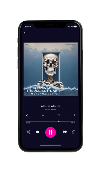 Tablet view of Premade Electronica & Ambient Album Cover - Shuttle Gray #17493 | AlbumArtZone*