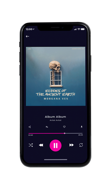 Tablet view of Premade Electronica & Ambient Album Cover - Slate Gray #17494 | AlbumArtZone*