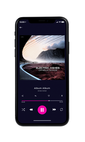 Tablet view of Premade Electronica & Ambient Album Cover - Pearl Bush #17552 | AlbumArtZone*