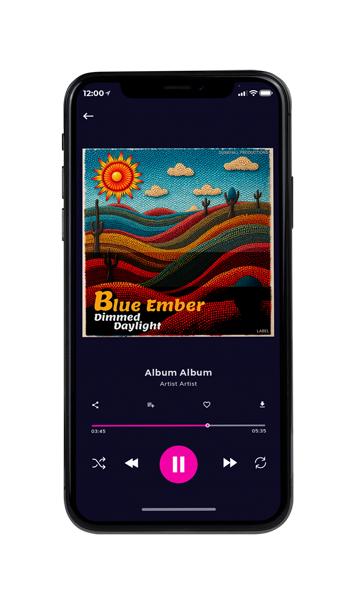Tablet view of Premade Country & Acoustic Album Cover - Raw Sienna #17624 | AlbumArtZone*