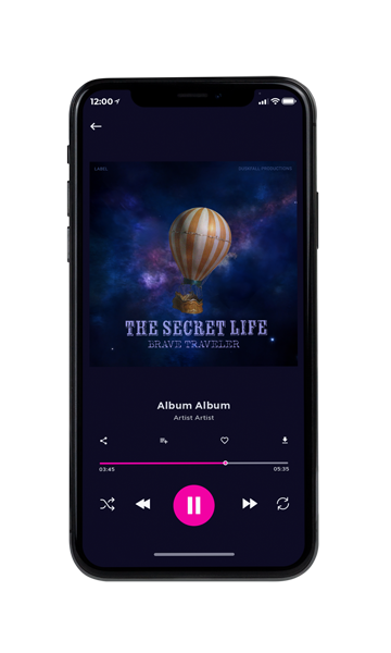 Tablet view of Premade Contemporary Music Album Cover - Big Stone #17638 | AlbumArtZone*