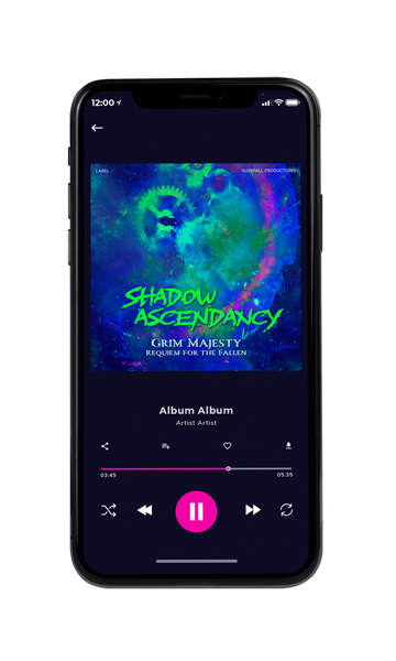 Tablet view of Premade Rock,Punk & Alternative Album Cover - Jacksons Purple #17664 | AlbumArtZone*