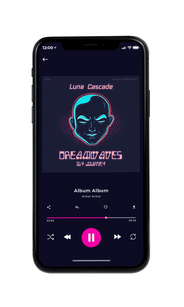 Tablet view of Premade Pop Album Cover - Mirage #17673 | AlbumArtZone*