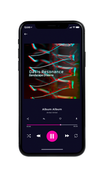 Tablet view of Premade Electronica & Ambient Album Cover - Oil #17678 | AlbumArtZone*