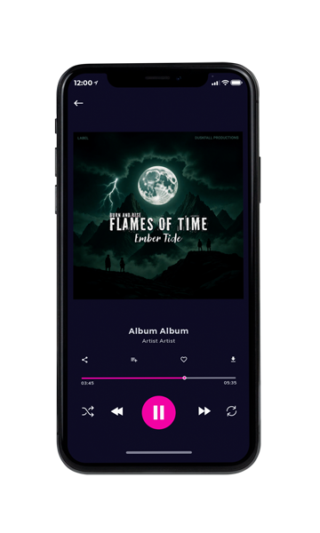 Tablet view of Premade Electronica & Ambient Album Cover - Racing Green #17691 | AlbumArtZone*