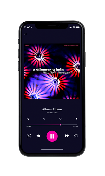Tablet view of Premade Contemporary Music Album Cover - Violet #17709 | AlbumArtZone*