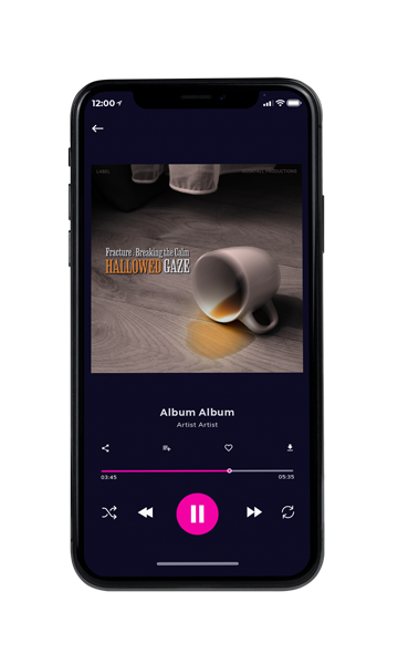 Tablet view of Premade Contemporary Music Album Cover - Pine Cone #17729 | AlbumArtZone*